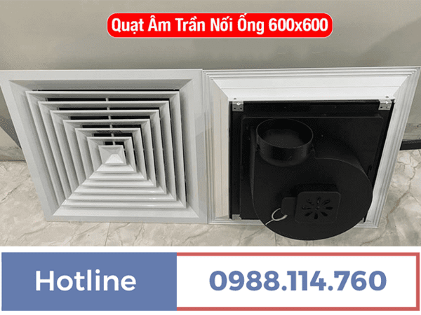 Quạt hút âm trần 600x600