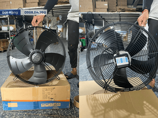 Ảnh Thực Tế Quạt Hút Giải Nhiệt 4E-350