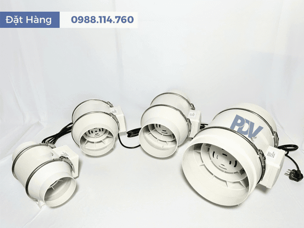 Ảnh Thực Tế Quạt Hút Mùi Nối Ống Phi 125