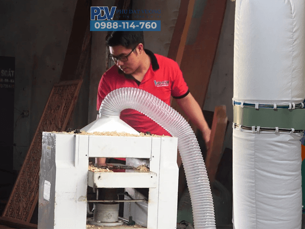 Ứng Dụng Quạt Hút Bụi Túi Vải 3HP