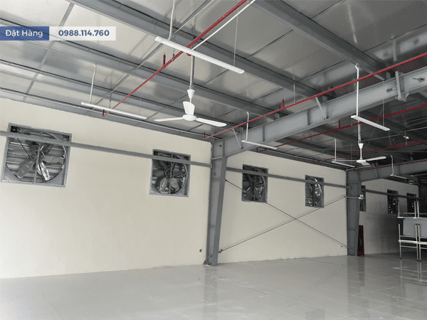 Lắp Quạt Thông Gió Vuông 800x800