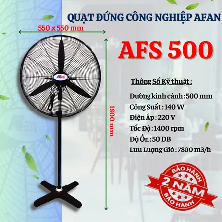 Quạt Công Nghiệp Đứng AFan AFS-500