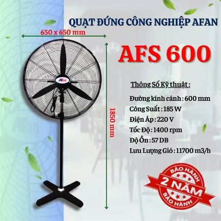 Quạt Công Nghiệp Đứng AFan AFS-600