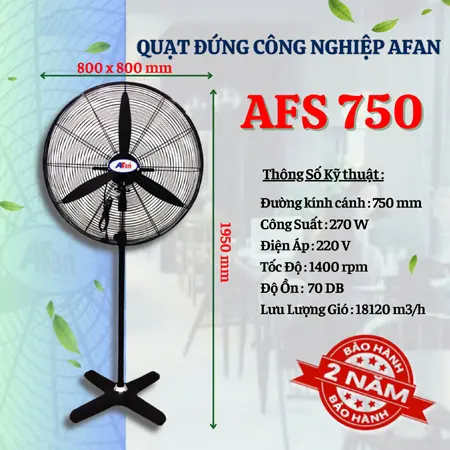 Quạt Công Nghiệp Đứng AFan AFS-750