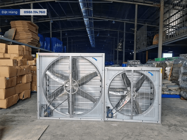 Lắp Quạt Hút Công Nghiệp 900x900x400