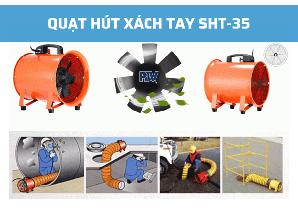 Quạt Hút Xách Tay SHT-35