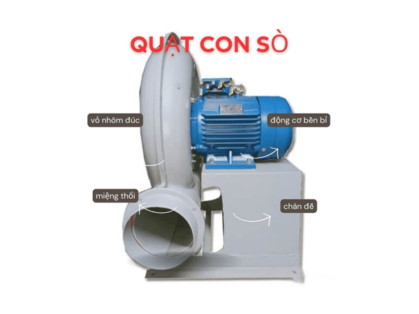 Cấu Tạo Quạt Sò Nhôm