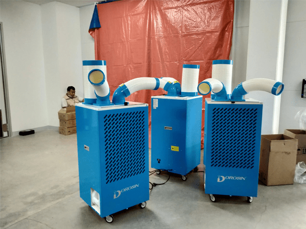 Hình thực tế máy lạnh di động công nghiệp Dorosin DAKC-45