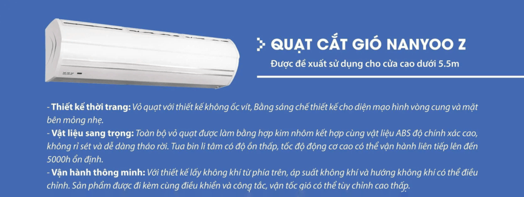 Quạt Cắt Gió Nanyoo Z