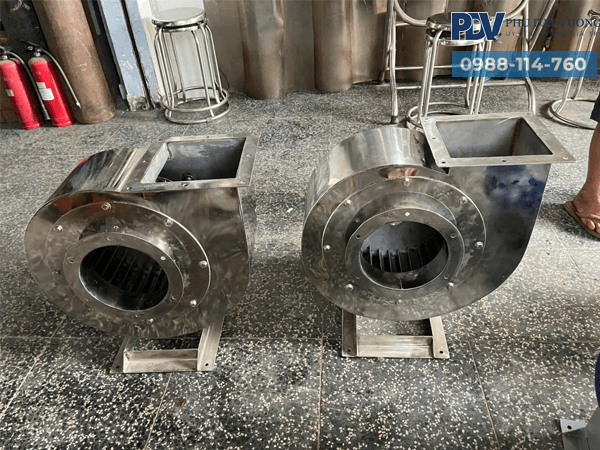Hình Ảnh Quạt Ly Tâm Trung Áp Inox  304