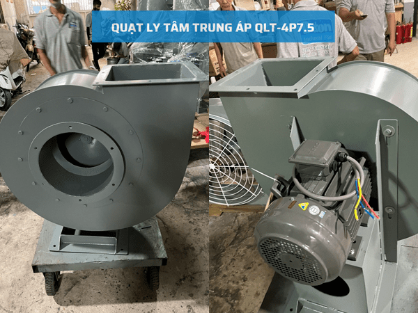 Hình Ảnh Thực Tế Quạt Ly Tâm Trung Áp 10HP