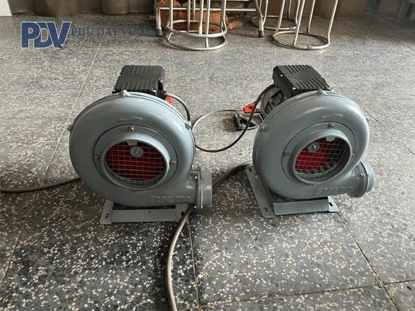 Ảnh Thật Quạt Sò Nhôm 0.5HP