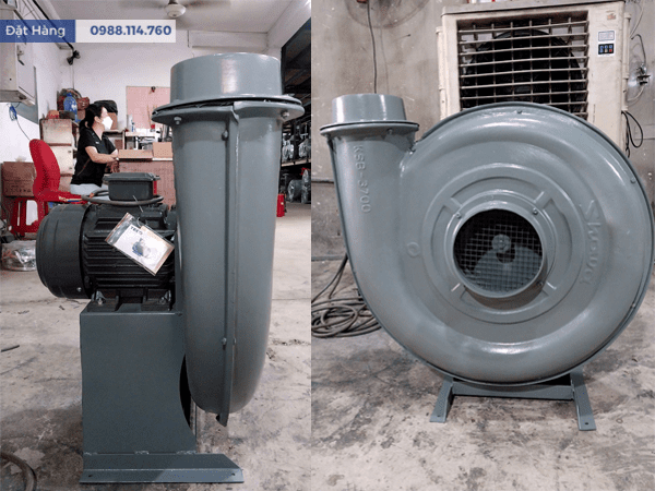 Ảnh Thật Quạt Thổi Sò Nhôm QSN 10HP