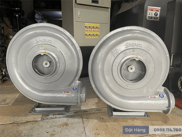 Quạt Thổi Sò Nhôm QSN 2HP Mặt Trước