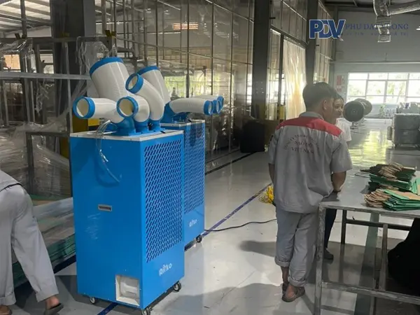 Ứng Dụng Máy Lạnh Di Động Công Nghiệp Dorosin DAKC-65