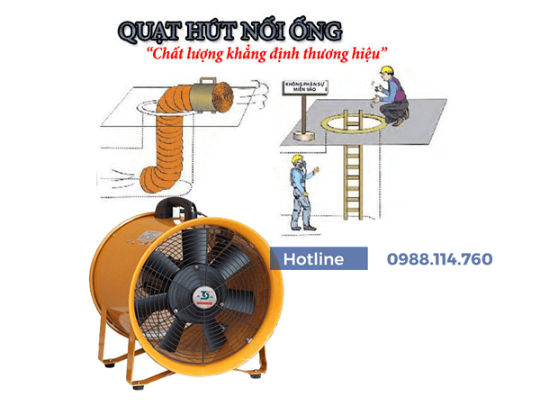 Ứng Dụng Quạt Hút Xách Tay