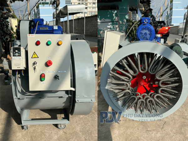 Hình Thực Tế Quạt Sấy Công Nghiệp 70KW