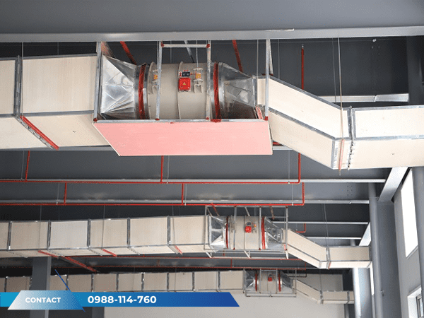 Quạt Hút Khói Công Nghiệp 3 Hệ thống quạt hướng trục hút khói