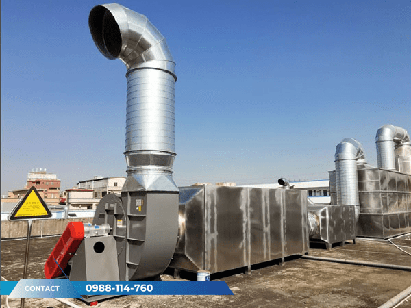 Quạt Hút Khói Công Nghiệp 2 Hệ Thống Quạt Ly Tâm Hút Khói Công Nghiệp