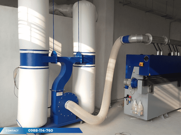 Quạt Hút Bụi Công Nghiệp Nhà Xưởng 3 Quạt Hút Bụi Túi Vải Công Nghiệp