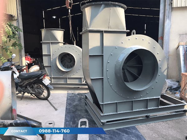 Quạt Hút Bụi Công Nghiệp Nhà Xưởng 2 Quạt Ly Tâm Hút Bụi Công Nghiệp