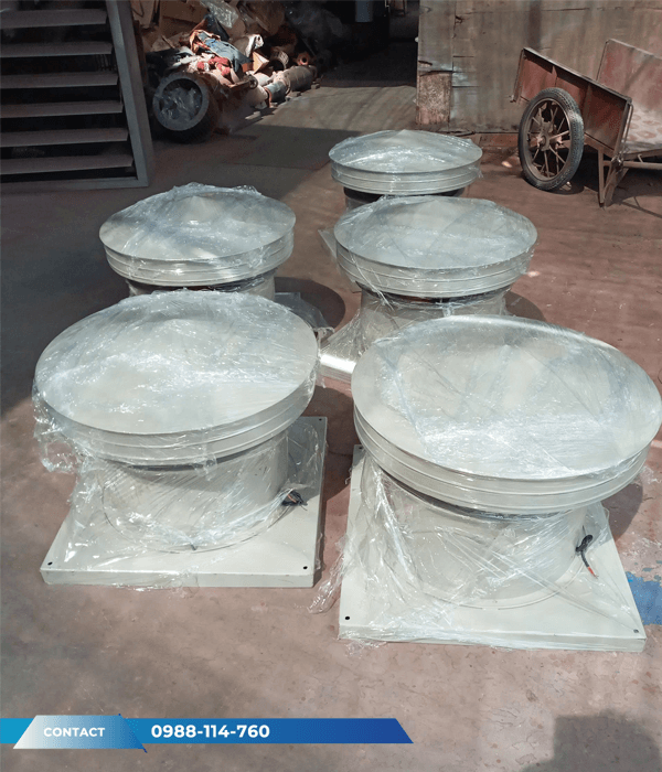 Ảnh Thật Quạt Hút mái Nhà Xưởng 203-5.0