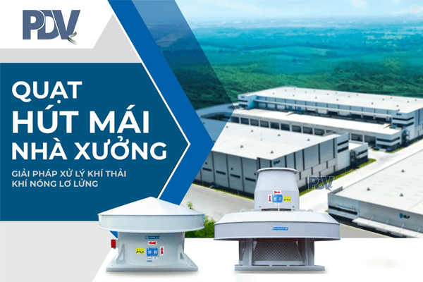 Quạt hút mái nhà xưởng hút khói