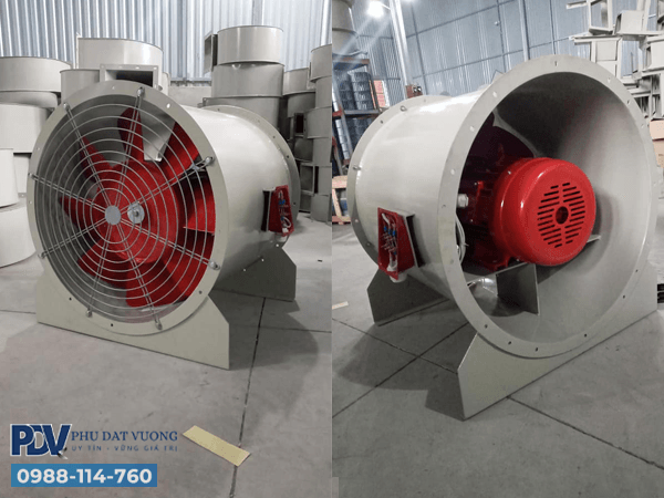 Ảnh Quạt Hướng Trục Chịu Nhiệt PCCC