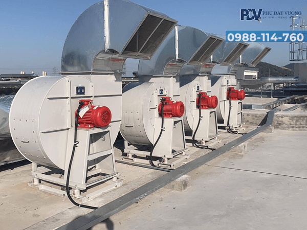 Lắp Quạt Hút Ly Tâm Chịu Nhiệt Phòng Cháy Chữa Cháy